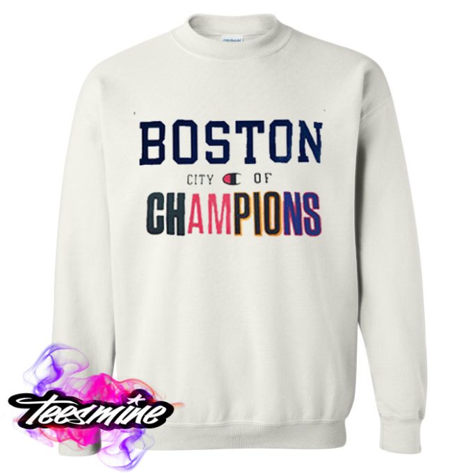 Boston City of Champions Crewneck Sweatshirt