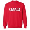 Canada Red Crewneck Sweatshirt