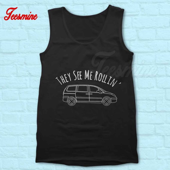 They See Me Rollin Tank Top Black
