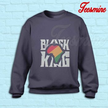 Black King Africa Sweatshirt Navy