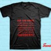 Did You Know Murder T-Shirt