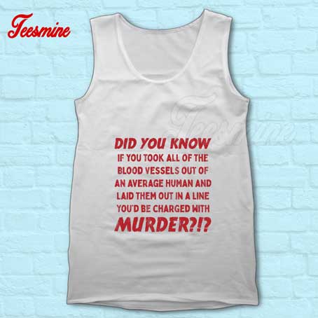 Did You Know Murder Tank Top White