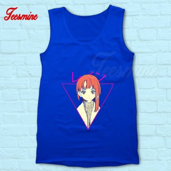 Experiments Lain Serial Tank Top Blue