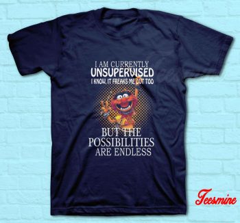 Freaks Me Out Too Muppets T-Shirt Navy