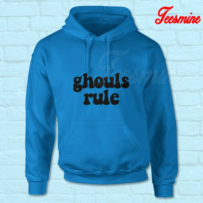 Ghouls Rule Hoodie Blue