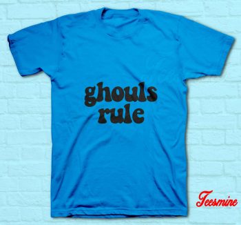 Ghouls Rule T-Shirt Blue