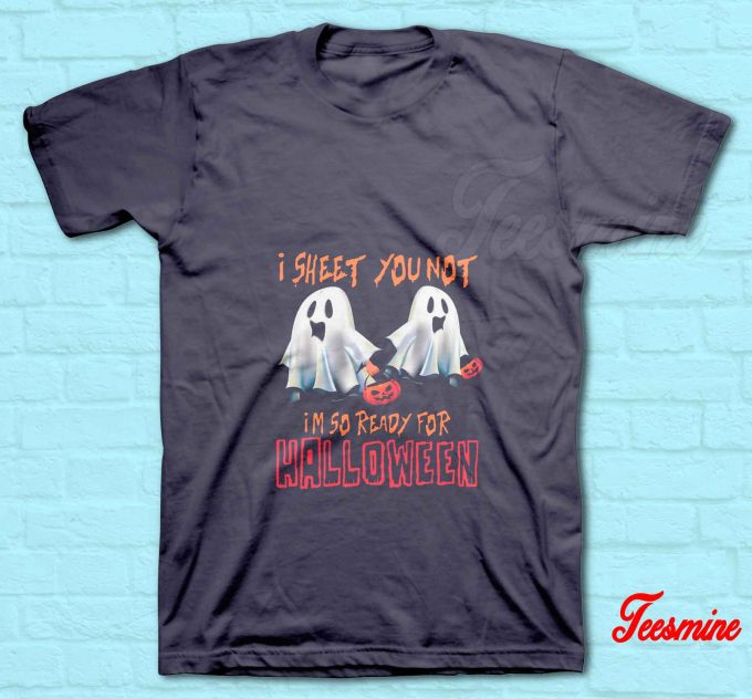 I Sheet You Not Halloween T-Shirt Navy