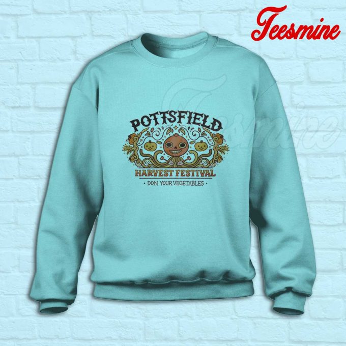 Pottsfield Harvest Festival Sweatshirt Light Blue