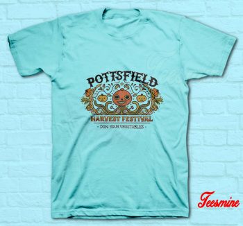Pottsfield Harvest Festival T-Shirt Light Blue