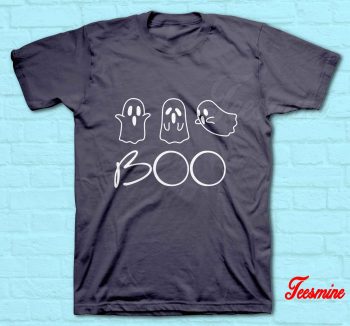Trick or Treat Boo T-Shirt Navy