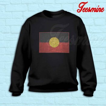 Aboriginal Flag Sweatshirt Black