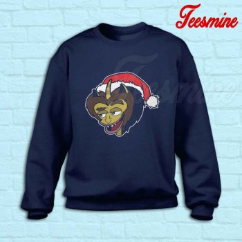 Christmas Hormone Monster Sweatshirt Navy