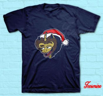 Christmas Hormone Monster T-Shirt Navy