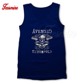 Est.99 Avenged Sevenfold Tank Top Navy
