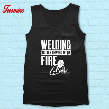 Let Me Finish This Weld Tank Top Black