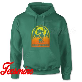 Down With Dragons Hoodie Green