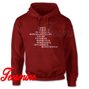 Pro Vaccine Day Hoodie Red