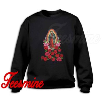 Virgin Mary Sweatshirt Black