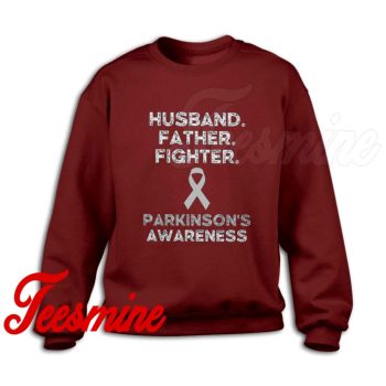 Parkinsons Awareness Sweatshirt Maroon