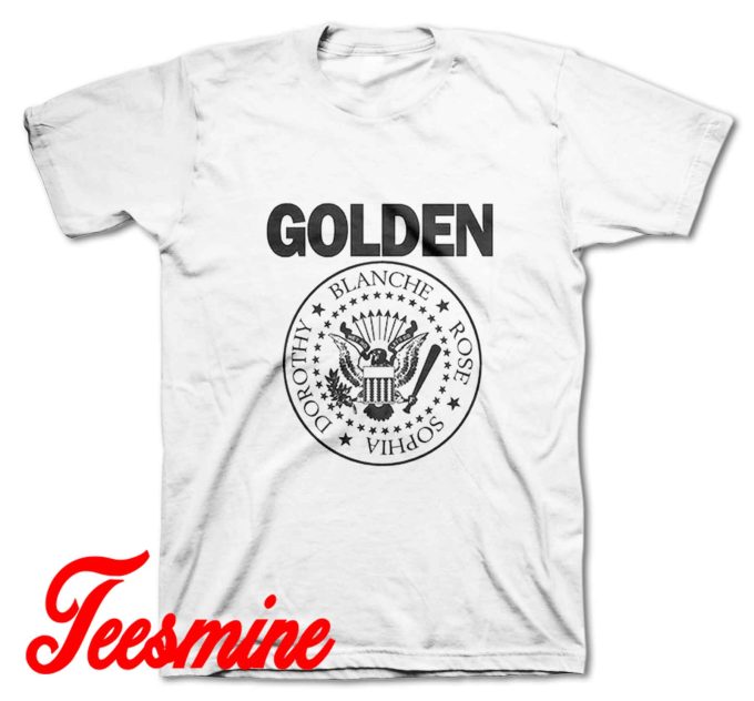 Ramones Golden Girls Parody Band T-Shirt White