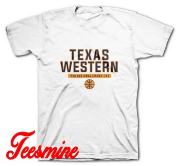 Texas Western Basketball T-Shirt White