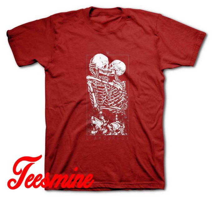 The Lovers T-Shirt Maroon