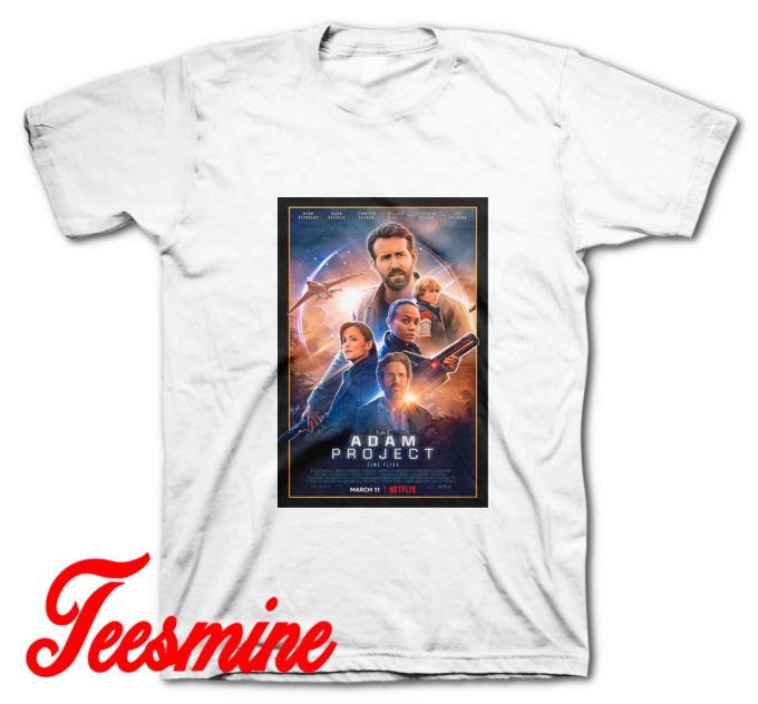 The Adam Project Movie T-Shirt White