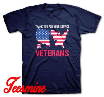 Thank You Veterans T-Shirt Navy