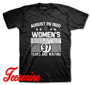 Womens Equality Day T-Shirt Black