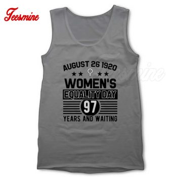 Womens Equality Day Tank Top Grey