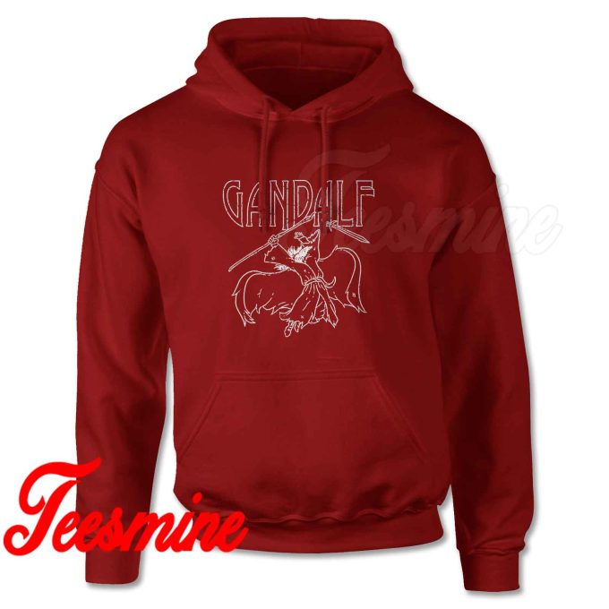 The Wizard Gandalf Hoodie Color Red