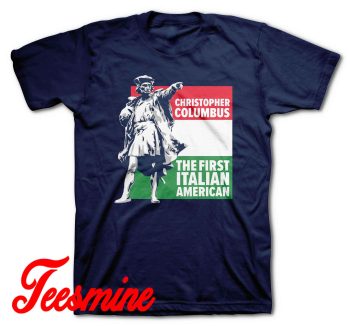 Christopher Columbus T-Shirt Color Navy