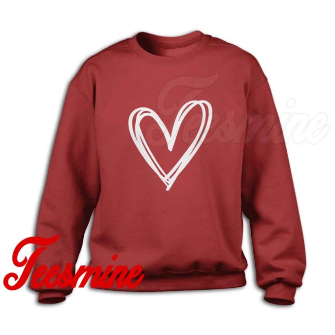 Heart Valentine's Day Sweatshirt