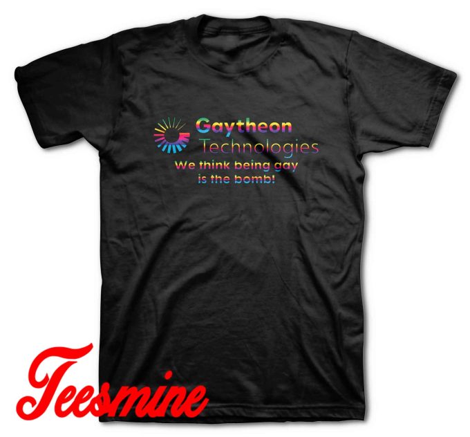 Gaytheon Technologies T-Shirt Color Black